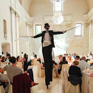 Le feste di Mirtillo - Wedding - Intrattenimento -Shows - trampoliere